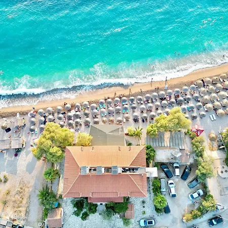 Potam'sea Bliss 33- Front, Sun Beds & Parking Himare