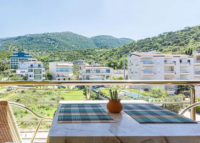 Apartman Potam'sea Bliss 33- Front, Sun Beds & Parking Himara